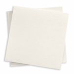 Quartz Pearl White Square Flat Card - 5 1/4 x 5 1/4 Stardream Metallic 105C