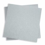 Silver Square Flat Card - 5 1/4 x 5 1/4 Stardream Metallic 105C