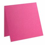 Azalea Pink Square Folded Card - 5 1/4 x 5 1/4 Stardream Metallic 105C