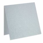 Silver Square Folded Card - 5 1/4 x 5 1/4 Stardream Metallic 105C