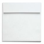 Crystal White Square Envelopes - 5 1/2 x 5 1/2 Stardream Metallic 81T