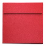 Jupiter Red Square Envelopes - 5 1/2 x 5 1/2 Stardream Metallic 81T