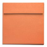 Flame Orange Square Envelopes - 6 1/2 x 6 1/2 Stardream Metallic 81T