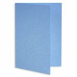 Vista Blue Folded Card - A7 Stardream Metallic 5 1/8 x 7 105C