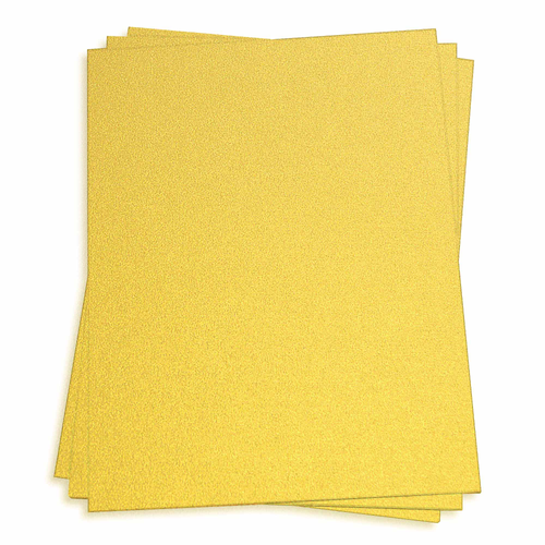 Fine Gold Paper 8 1/2 x 11 Stardream Metallic 81lb Text LCI Paper