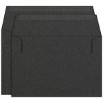 Onyx Black Double Unlined Envelopes - A9 Stardream Metallic 5 3/4 x 8 3/4 81T