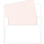 A7 Coral Metallic Envelope Liners, Stardream