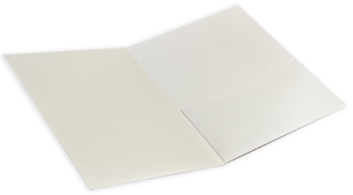 Elegant Ivory Minimalist A7 5x7 Wedding Envelope