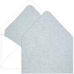Silver Euro Flap Envelope Liner - A9 Stardream Metallic