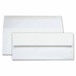 Crystal White Envelopes - #10 Stardream Metallic 4 1/8 x 9 1/2 Straight Flap 81T