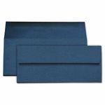 Lapis Lazuli Blue Envelopes - #10 Stardream Metallic 4 1/8 x 9 1/2 Straight Flap 81T