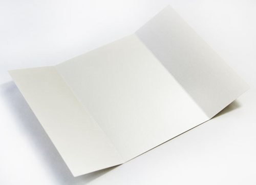 Gatefold Invitation Enclosure - 5 x 7, Metallic Opal - LCI Paper