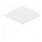 Crystal Metallic Double Lined Radiant White Envelopes