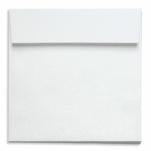 Crystal White Square Envelopes 6 X 6 Stardream Metallic 81t Lci Paper