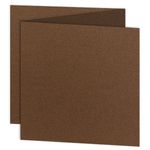 6 1/4 Square Stardream Bronze Blank Cards - ZFold, 105lb Cover