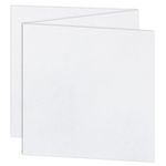 6 1/4 Square Stardream Crystal Blank Cards - ZFold, 105lb Cover