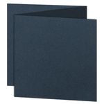6 1/4 Square Stardream Lapis Lazuli Blank Cards - ZFold, 105lb Cover