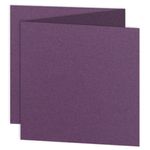 6 1/4 Square Stardream Ruby Blank Cards - ZFold, 105lb Cover