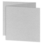 6 1/4 Square Stardream Silver Blank Cards - ZFold, 105lb Cover