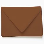 Sepia Brown Envelopes - A7.5 Gmund Colors Matt 5 1/2 x 7 1/2 Euro Flap 68T