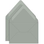 Sage Double Envelopes - A7 Gmund Colors Matt 5 1/4 x 7 1/4 Euro Flap 68T