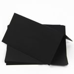 Black Folded Place Card - Curious Skin 100C