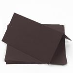 Brown Folded Place Card - Curious Skin 100C
