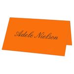 Orange Folded Place Card - Curious Skin 100C