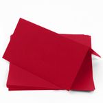 Red Folded Place Card - Curious Skin 100C