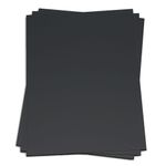 Black Card Stock - 8 1/2 x 11 Curious Skin 100lb Cover
