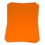 Orange Card Stock - 8 1/2 x 11 Curious Skin 100lb Cover