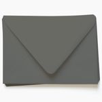 Slate Gray Envelopes - A7.5 Gmund Colors Matt 5 1/2 x 7 1/2 Euro Flap 68T