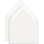 Snow White Double Envelopes - A7 Gmund Colors Matt 5 1/4 x 7 1/4 Euro Flap 81T