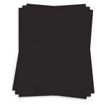 Black Card Stock - 8 1/2 x 11 Speckletone Matte 80lb Cover