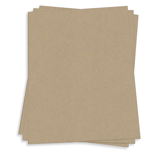 Light Rustic Kraft 8-1/2-x-11 Paper, 100 per package, 300 GSM