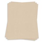 Natural Brown Card Stock - 8 1/2 x 11 Speckletone Matte 80lb Cover