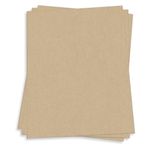 Oatmeal Brown Card Stock - 8 1/2 x 11 Speckletone Matte 80lb Cover
