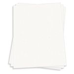 Starch White Card Stock - 8 1/2 x 11 Speckletone Matte 80lb Cover