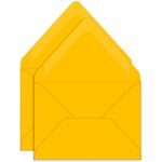 Sun Glow Yellow Double Envelopes - A7 Gmund Colors Matt 5 1/4 x 7 1/4 Euro Flap 81T
