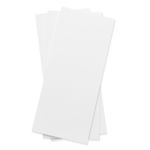 Radiant White Flat Card - 4 x 9 1/4 LCI Smooth 100C
