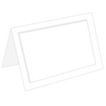 A1 LCI Smooth Radiant White Blank Cards - Panel Fold, 65lb Cover
