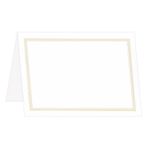 Pearl Foil Note, Single Fold 3 1/2 x 4 7/8, Radiant White Cardstock, 65lb