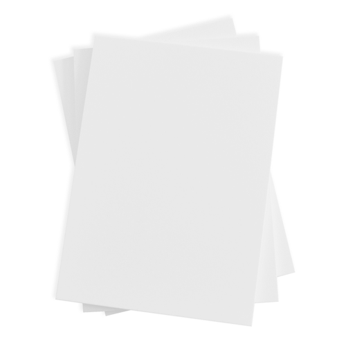 Mini LCI Smooth Radiant White Blank Cards - Flat, 80lb Cover