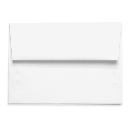 Radiant White Envelopes - A7 LCI Smooth 5 1/4 x 7 1/4 Straight Flap 70T ...