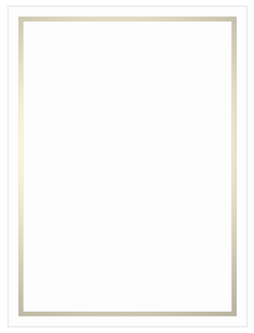 Pearl Foil Invitation, Flat Card 5x7, Radiant White Cardstock, 80lb - LCI  Paper
