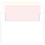 Rosa Pink Lined Envelopes - A9 Radiant White 5 3/4 x 8 3/4 70T