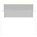 Dull Silver Lined Envelopes - A9 Radiant White 5 3/4 x 8 3/4 70T