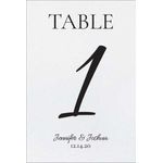 Table Number Cards (D1): Crystal