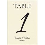 Table Number Cards (D1): Opal