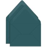 A7 Gmund Colors Matt Dark Teal Blue Envelopes - Double Euro Flap, 81T